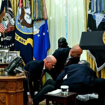 Pharma CEO faints in Oval Office as Trump announces weight-loss drug price cuts