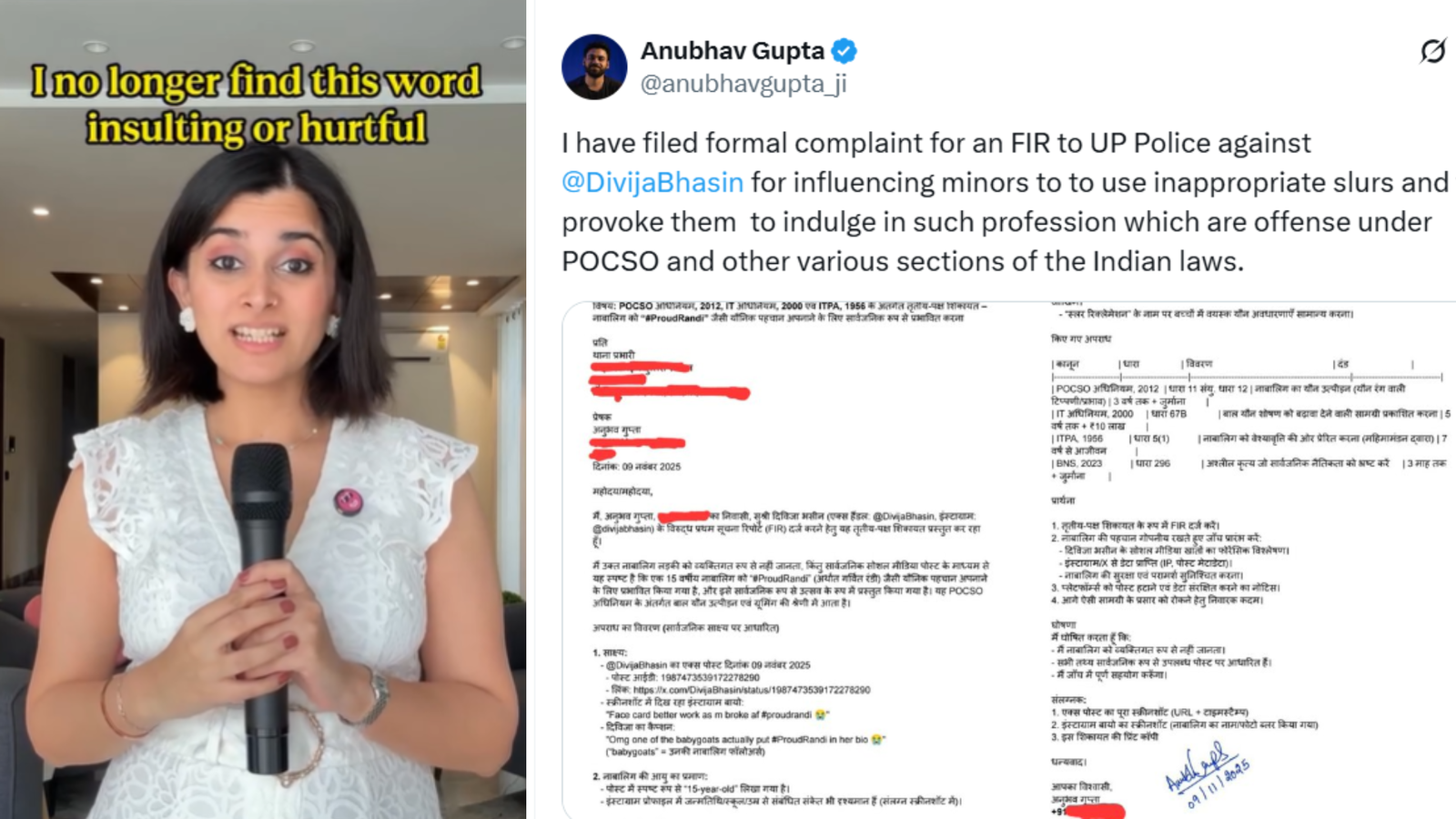 Who is Divija Bhasin? Instagram influencer under FIR over ‘Proud R’ campaign