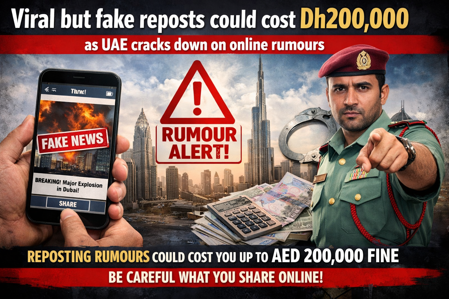 Viral but fake reposts could cost your entire salary - here's how much money you can be fined