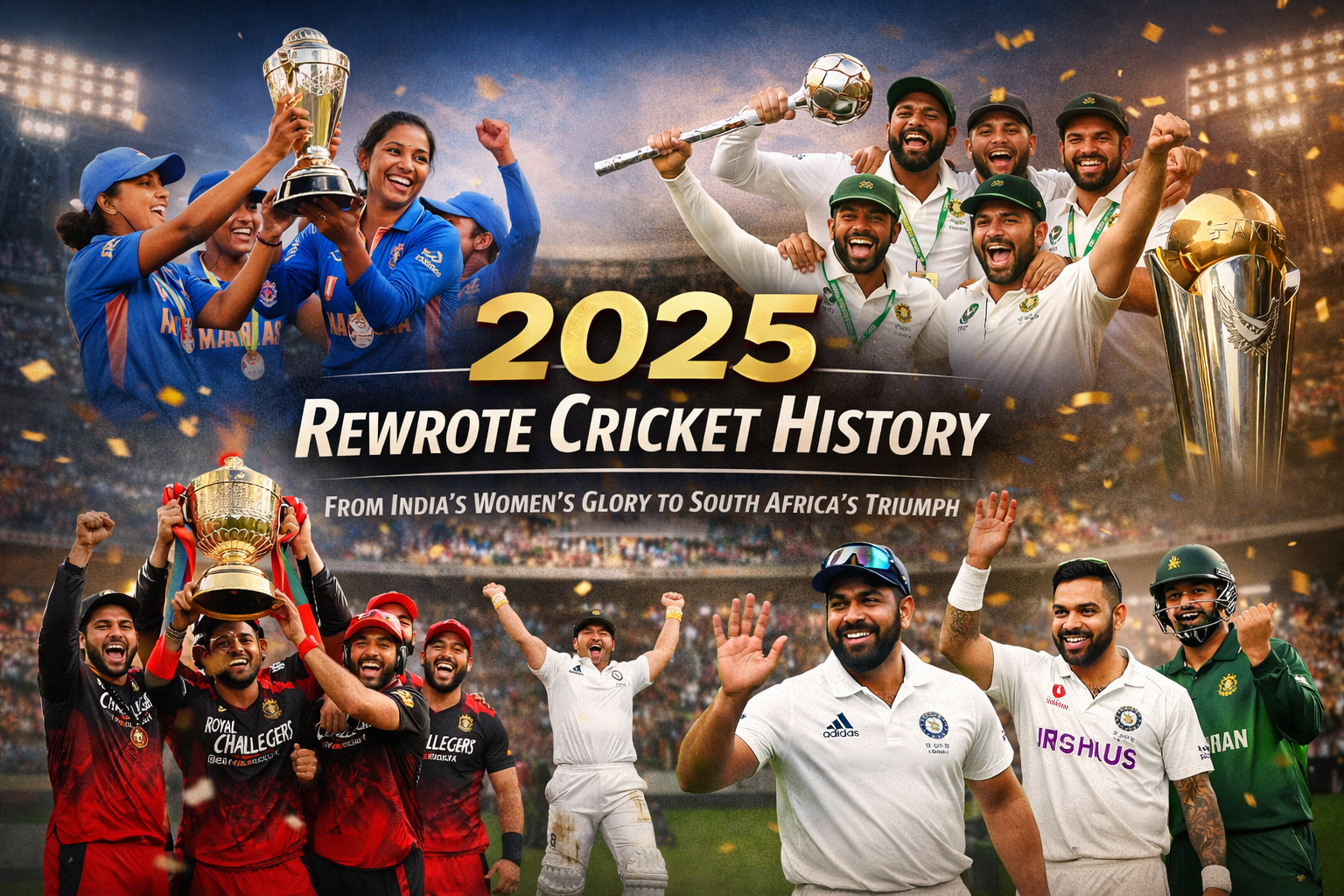 Curse broken, history rewritten: The defining cricket moments that made 2025 unforgettable