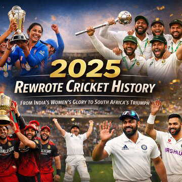 Curse broken, history rewritten: The defining cricket moments that made 2025 unforgettable