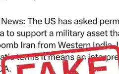US using India to attack Iran? MEA issues strong 'fake news' warning