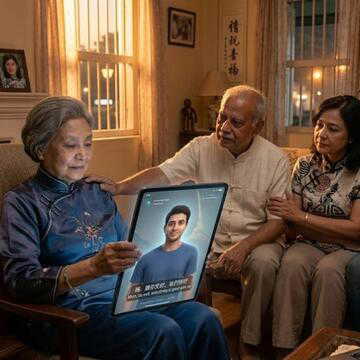 Family creates AI avatar of deceased son to comfort elderly mother, ignites emotional debate online