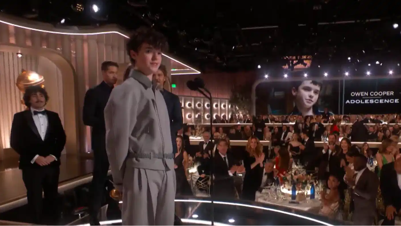 'Adolescence' star Owen Cooper scripts history as he becomes youngest actor to win Golden Globes Award