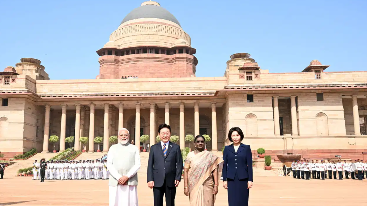 South Korea’s President Lee Jae-myung arrives in India