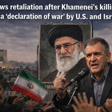 Iran vows retaliation after Khamenei’s killing, calls it a ‘declaration of war’ by U.S. and Israel