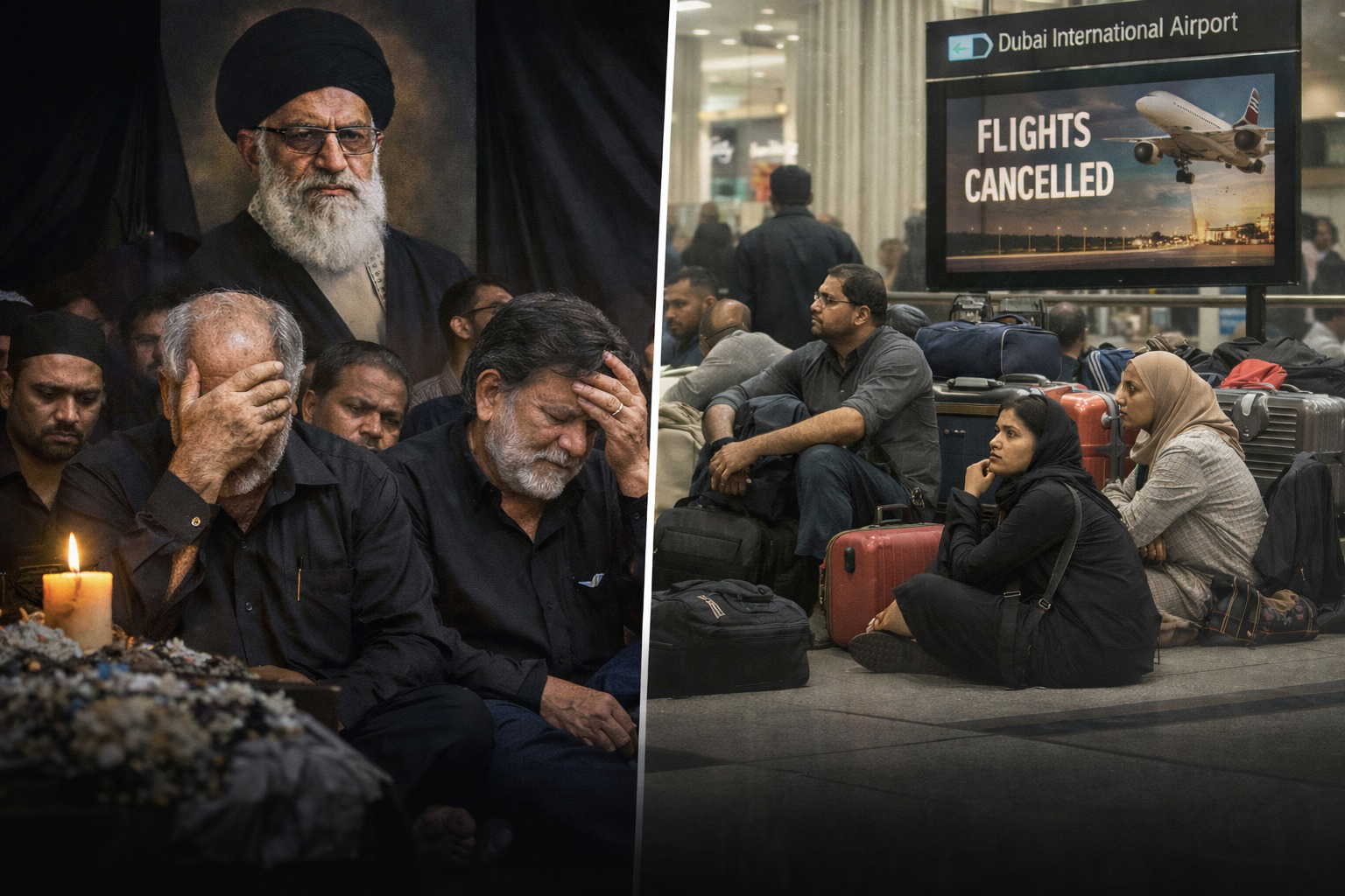 Ajmer Shia community mourns Khamenei with three-day condolence period; Jodhpur devotees stuck in Dubai