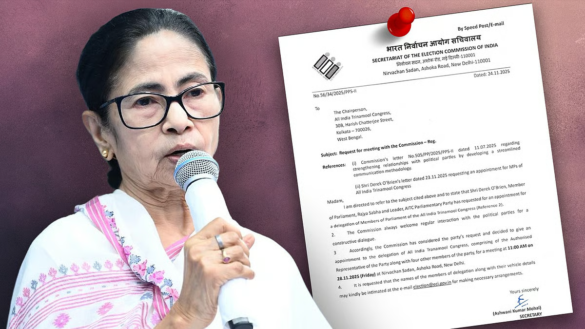 EC writes back to CM Mamata Banerjee, confirms meeting with Trinamool delegation on THIS day