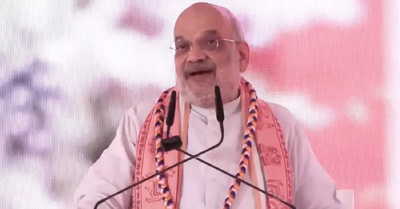 Amit Shah makes spiritual visit to Mayapur ISKCON temple ahead of Bengal Assembly elections