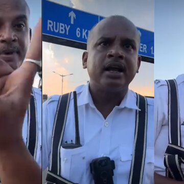 WATCH| Viral clip shows biker alleging Rs.16,000 bribe demand by traffic sergeant
