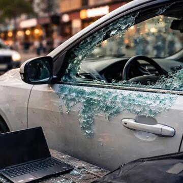 Delhi professor's car smashed in broad daylight — 6 years of PhD research stolen