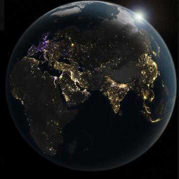 Earth’s nights getting brighter, but not everywhere: Satellite data reveals surprising global patterns