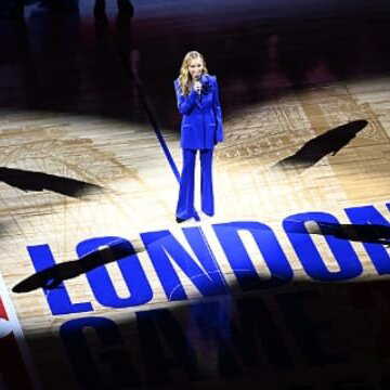 'Leave Greenland alone' shout sparks cheers at London NBA fixture