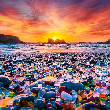 From garbage dump to tourist magnet: How California’s Glass Beach was shaped by time and tides