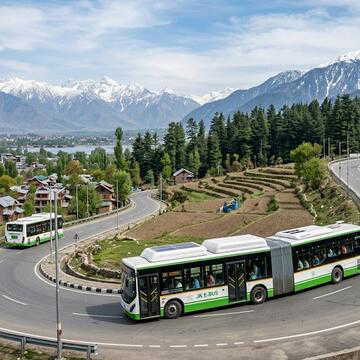 J&K to expand electric bus network with 200 new vehicles for cities, villages and tourist routes