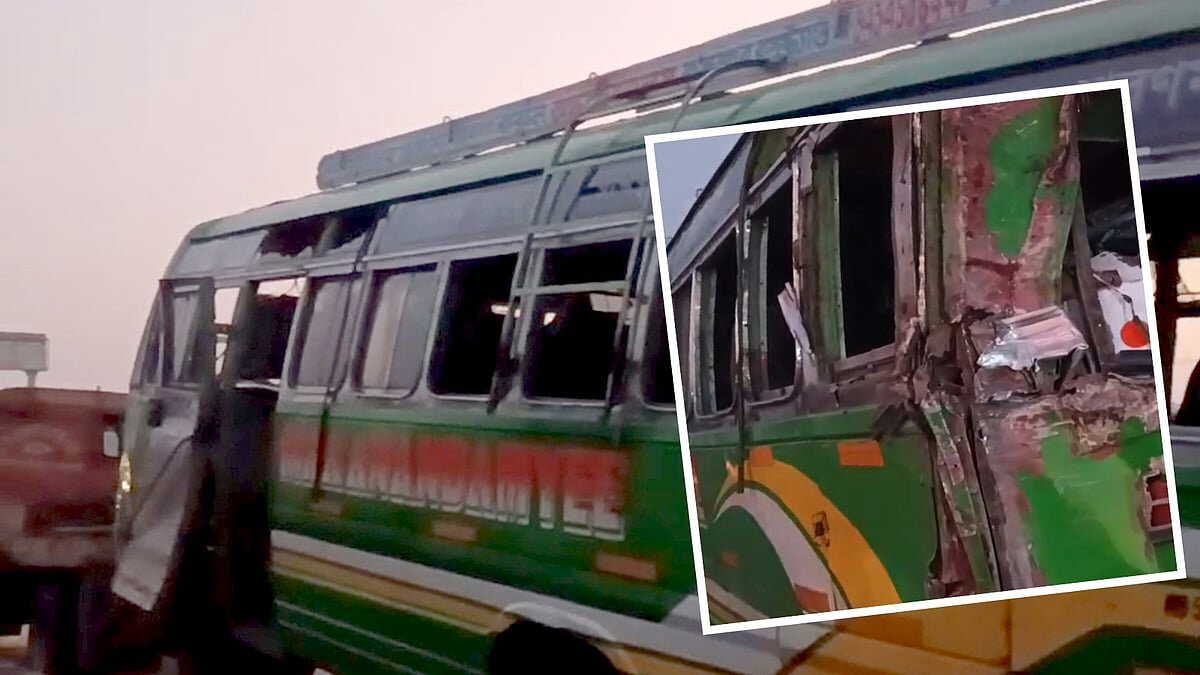 Deadly head-on collision between two buses on NH-12 in Nadia leaves three dead, including a child