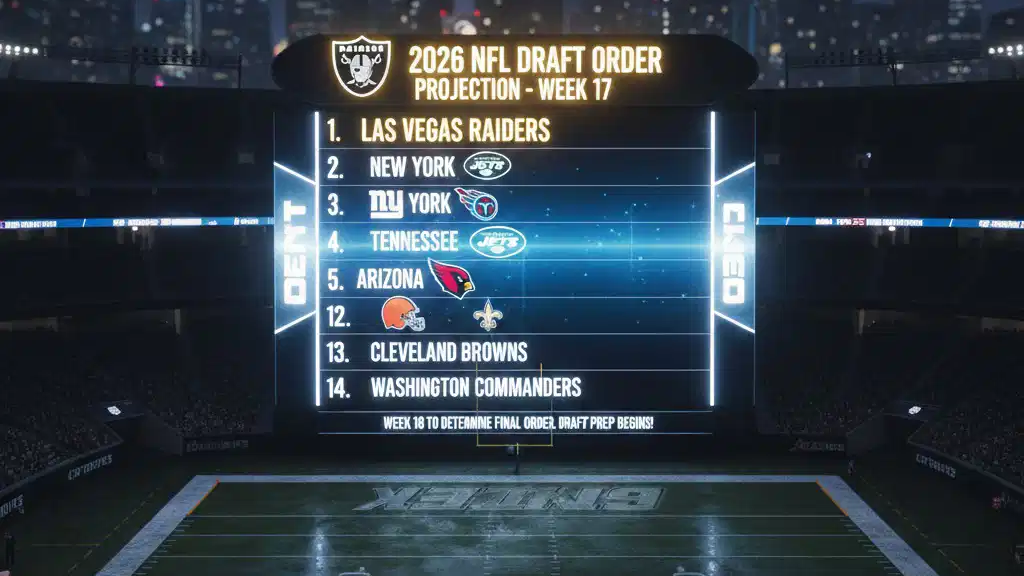 Nothing is locked yet: How Week 18 could redefine the 2026 NFL Draft order