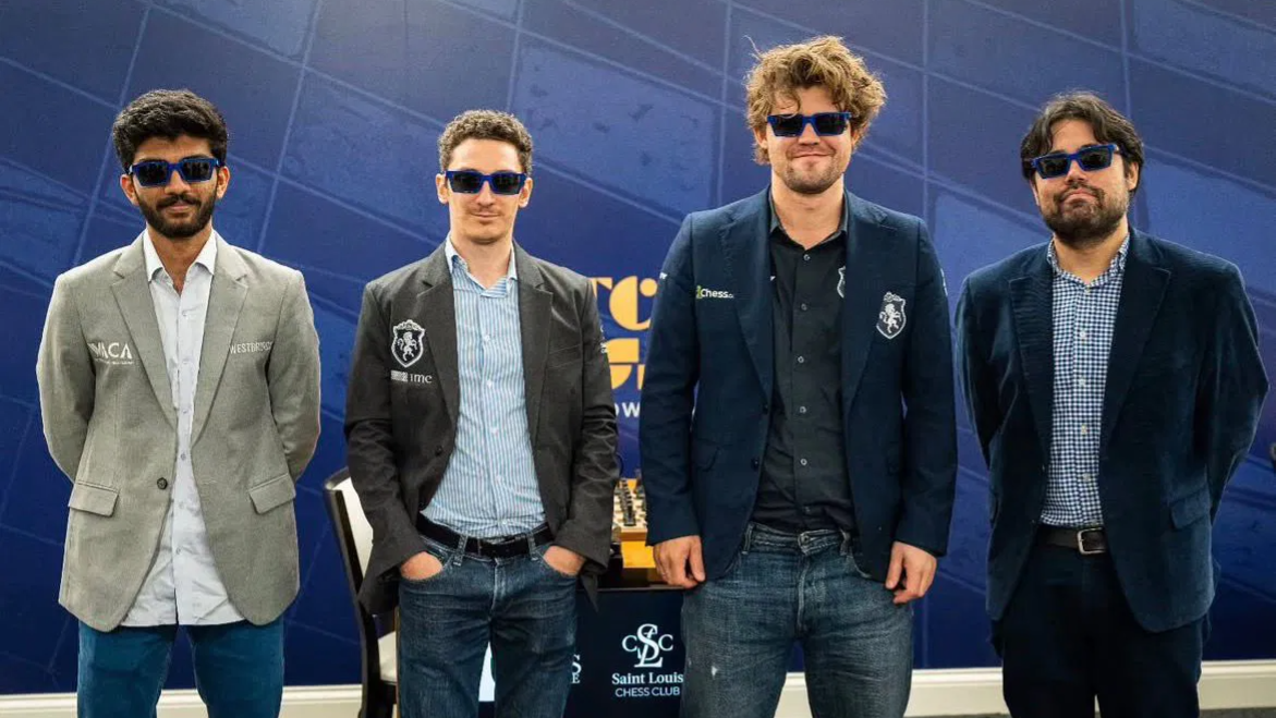 Magnus Carlsen takes lead as D. Gukesh slips to last on day 2 of Clutch Chess 2025