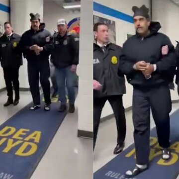 Nicolas Maduro's 'Perp Walk' video inside New York DEA HQ surfaces after US capture