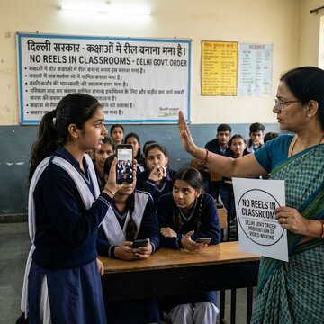 No reels in classrooms: Delhi govt cracks down on video-making during school hours