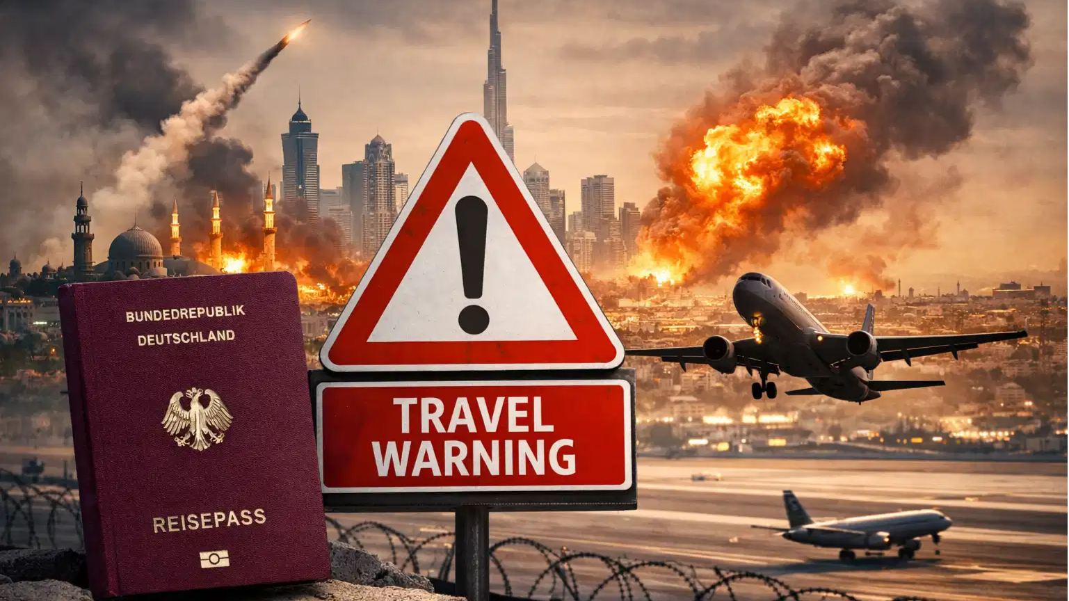 Germany issues serious travel warning for THESE Middle East countries - check the current list