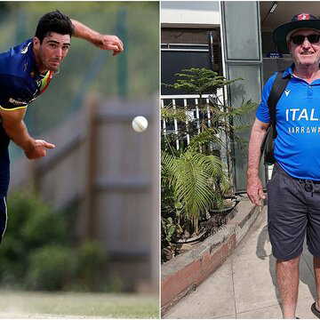 Proud moment at Eden Gardens as Grant Stewart’s Australian father cheers his T20 World Cup debut