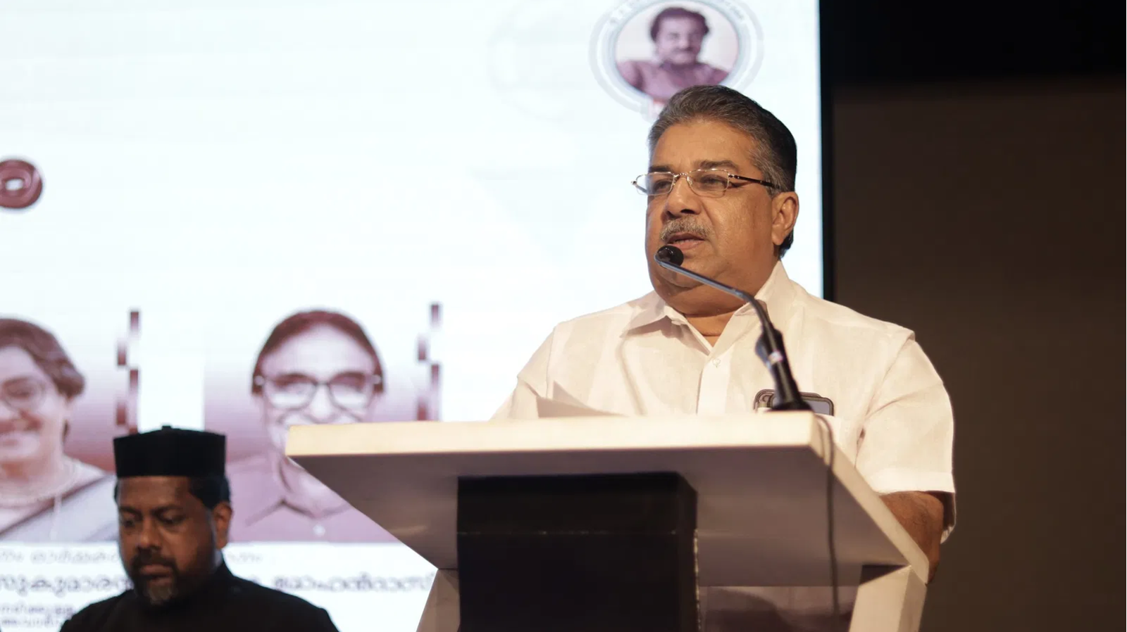 Kerala minister received criticism for kissing Mata Amritanandamayi