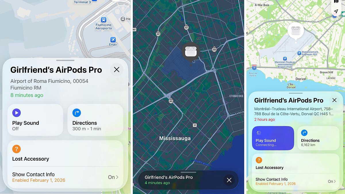 Lost on a flight, Canadian journalist tracks AirPods as they go on a world tour