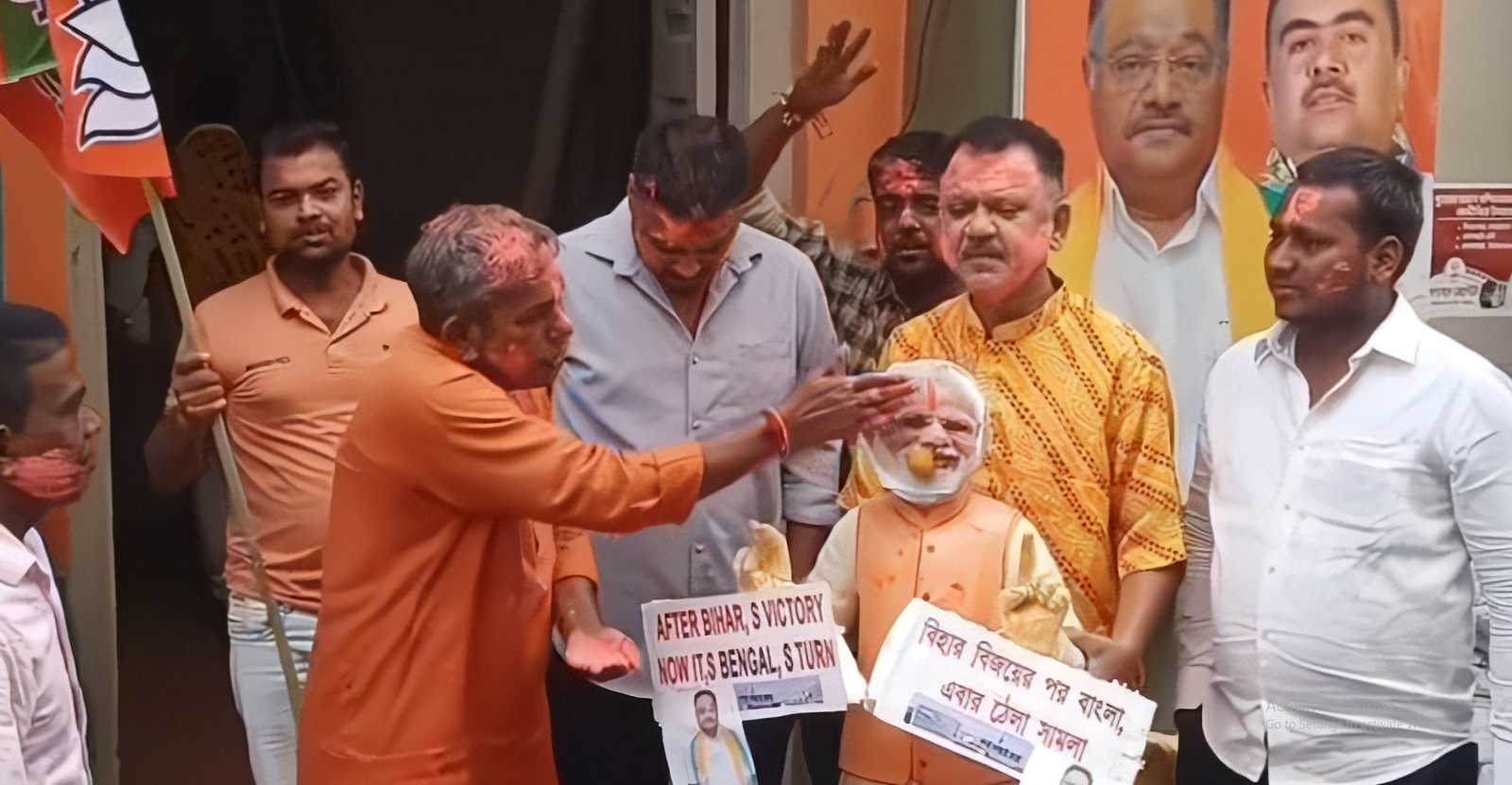 Bengal BJP celebrates Bihar election win, Suvendu Adhikari declares, 'Now it's Bengal's turn'