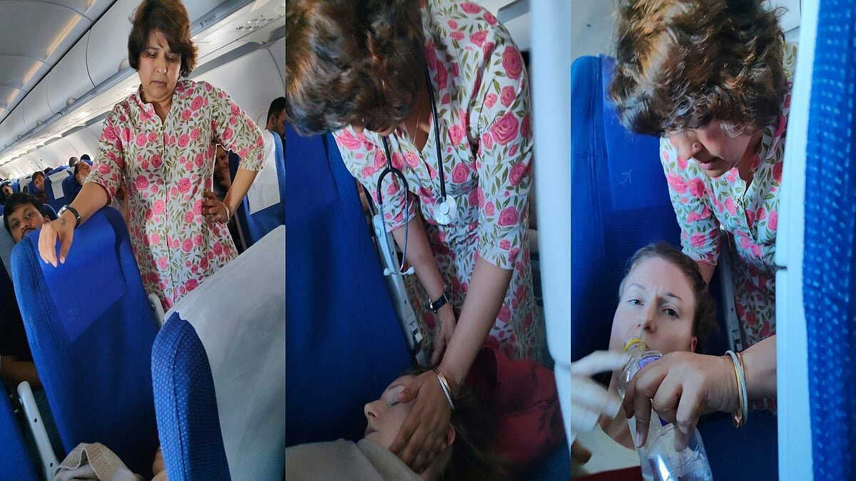 Ex-Congress MLA saves fellow passenger's life mid-air, Siddaramaiah showers praises