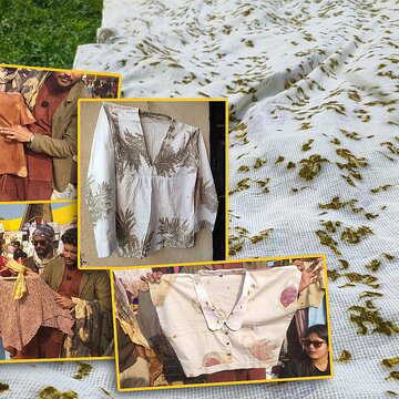 Poush Mela 2025: Visva-Bharati students’ leaf-dyed eco clothing becomes major attraction