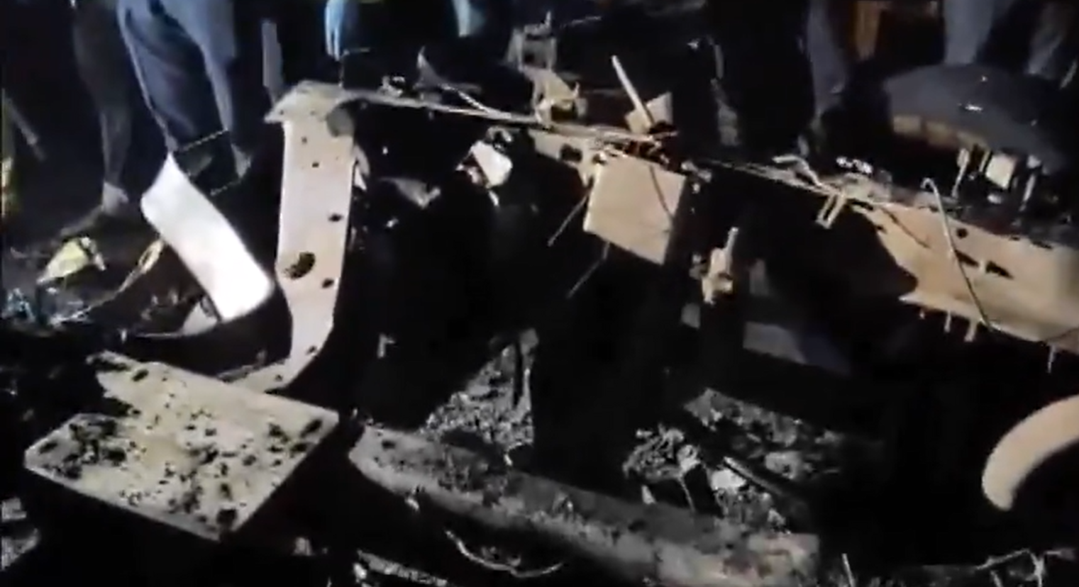 Bangalore–Pune Highway Accident: Container vehicles crush passenger vehicle; fire erupts burning 7 to death