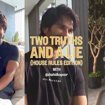Shahid Kapoor gives a fun home tour with Instagram while playing ‘two truths and a lie’