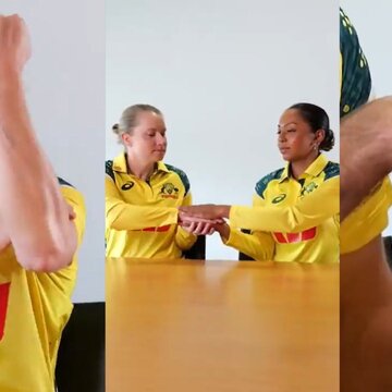 Australian players mock India’s Handshake snub against Pakistan