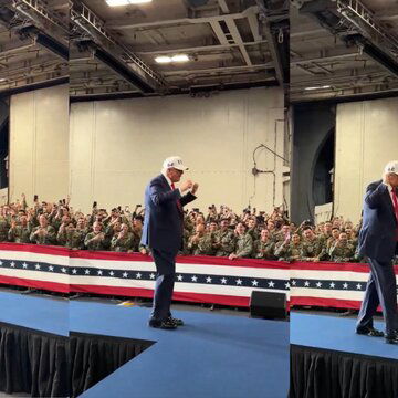 Donald Trump grooves to ‘YMCA’ with Navy crew on USS George Washington during Japan visit: Watch