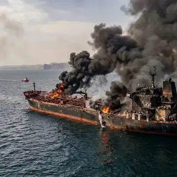 Two Indian sailors killed after oil tanker 'Starlight' hit in Gulf of Oman missile attack