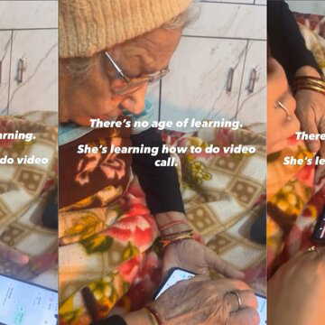 ‘Age should never stop curiosity’: Granddaughter’s video call lesson to grandmother wins hearts online