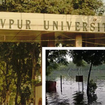 Jadavpur University campus submerged as torrential rains flood Kolkata