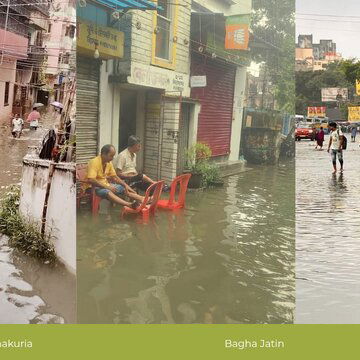 Ahead of Durga Puja 2025, Kolkata sees major waterlogging after heavy downpour overnight