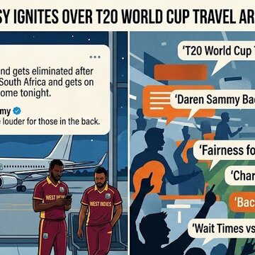 Travel controversy rocks ICC Men's T20 world cup as David Miller questions ICC's 'preference' for England, Daren Sammy backs claim
