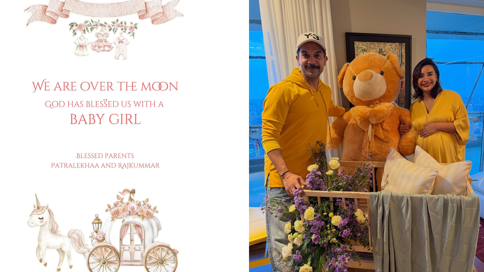 It's a girl! It’s a girl! Rajkummar Rao and Patralekhaa welcome baby daughter on wedding anniversary