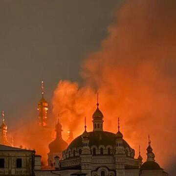 Fire at faith's fortress: Russian strike sets Kyiv's famed Lavra cathedral ablaze