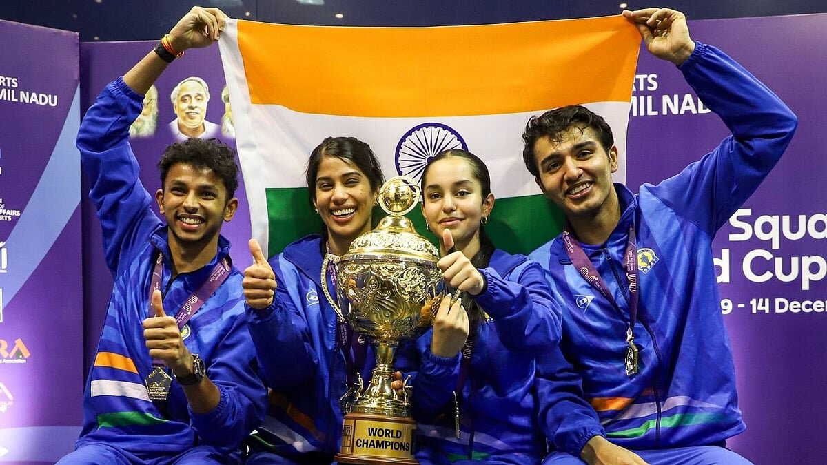 PM Modi lauds India’s squash champions for ‘tremendous dedication’ at SDAT Squash World Cup
