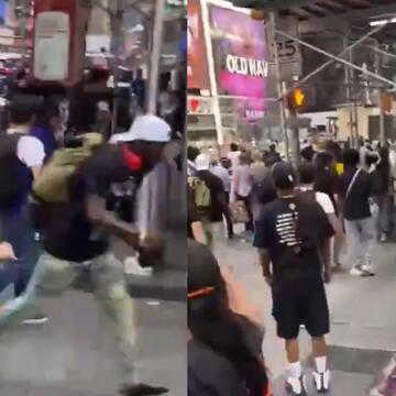 Shooting in Times Square leaves one injured; police detain juvenile