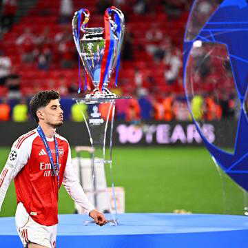 Which record did Kai Havertz break after scoring the 6th minute goal in the UCL final?