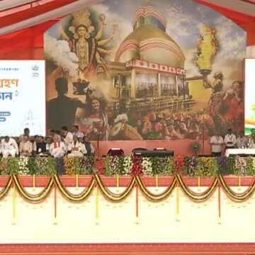 Kolkata witnesses mega political gathering as Suvendu Adhikari takes oath as CM