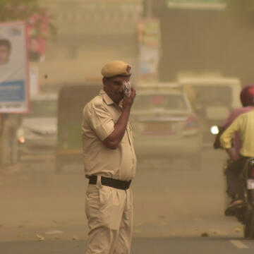 Delhi-NCR weather takes dramatic turn with dust storm and rain alert