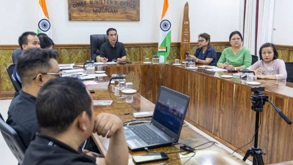 Mizoram CM Lalduhoma chairs discussion on North East Economic Corridor focusing on connectivity and trade links