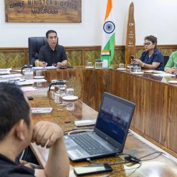 Mizoram CM Lalduhoma chairs discussion on North East Economic Corridor focusing on connectivity and trade links
