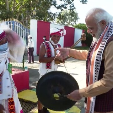 PM Modi returns to Manipur since 2023 unrest, unveils over ₹8,500 crore worth of development works